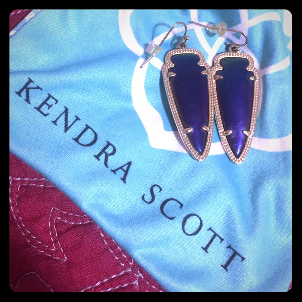 Kendra Scott Sky Black Iridescent Earrings